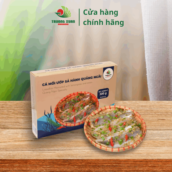 Cá Mối Ướp Sả Hành Quãng Ngãi - 300gr/hộp